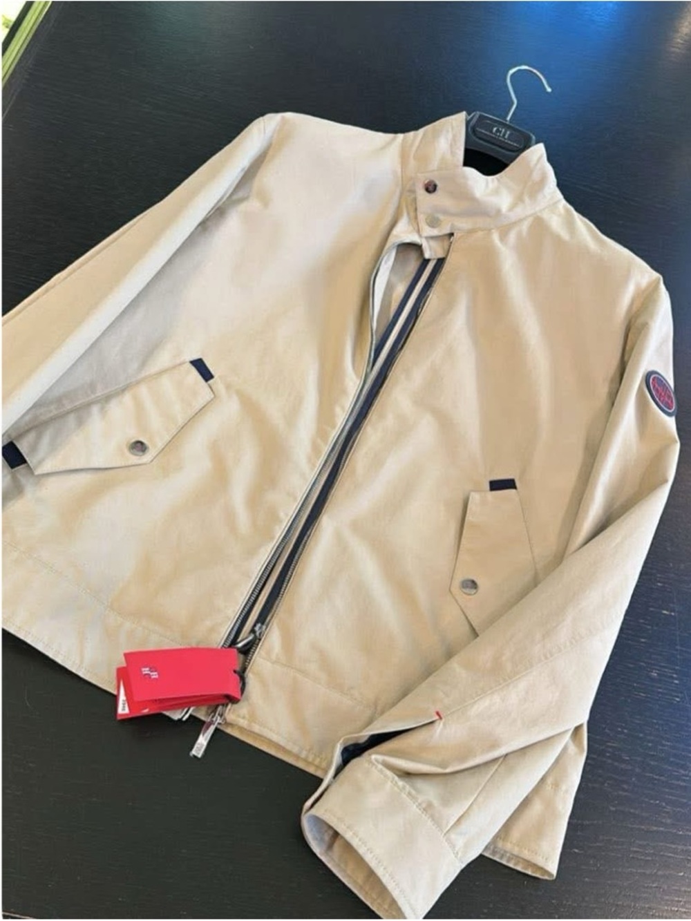 Carolina Herrera Men's Beige Lightweight Jacket